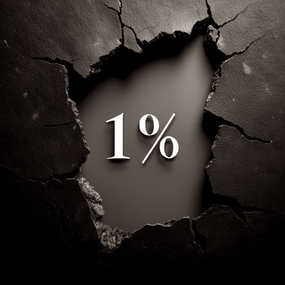 1%.